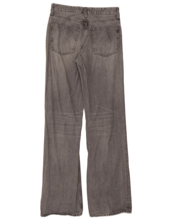 Zara Dame Bootcut Jeans EU 36 XS W26 L33 Grå Bomuld