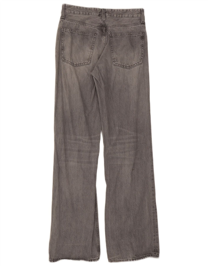 Zara Dame Bootcut Jeans EU 36 XS W26 L33 Grå Bomuld