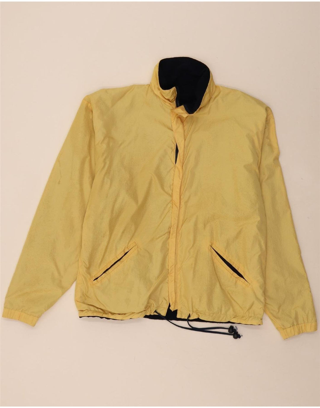 VINTAGE Mens Reversible Jacket UK 40 Large Yellow Vintage Vintage and Second-Hand Vintage from Messina Hembry 