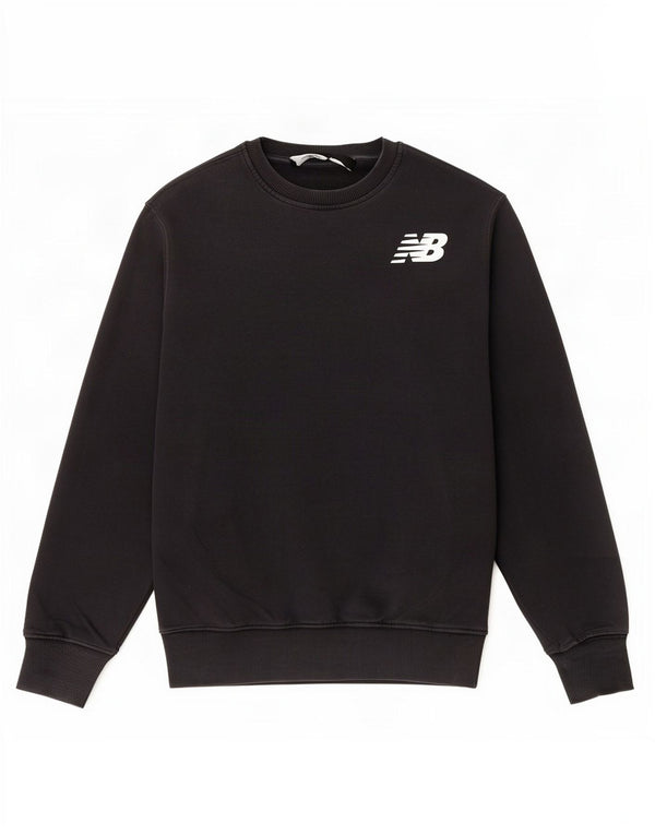 New Balance Herre Sweatshirt Jumper Medium Sort Bomuld