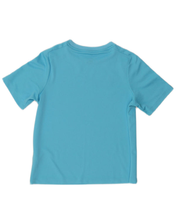 Nike drenge Dri Fit grafisk T-shirt top 12-13 år stor blå polyester