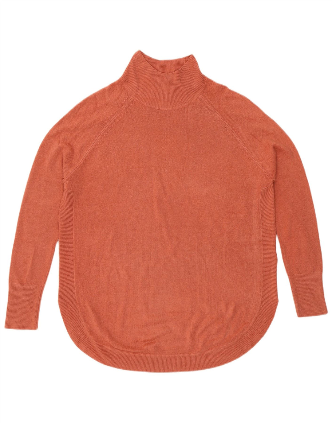 MARKS & SPENCER Womens Turtle Neck Jumper Sweater UK 10 Small Pink