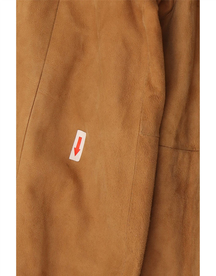 Vintage dame ruskindsjakke IT 44 Medium Beige