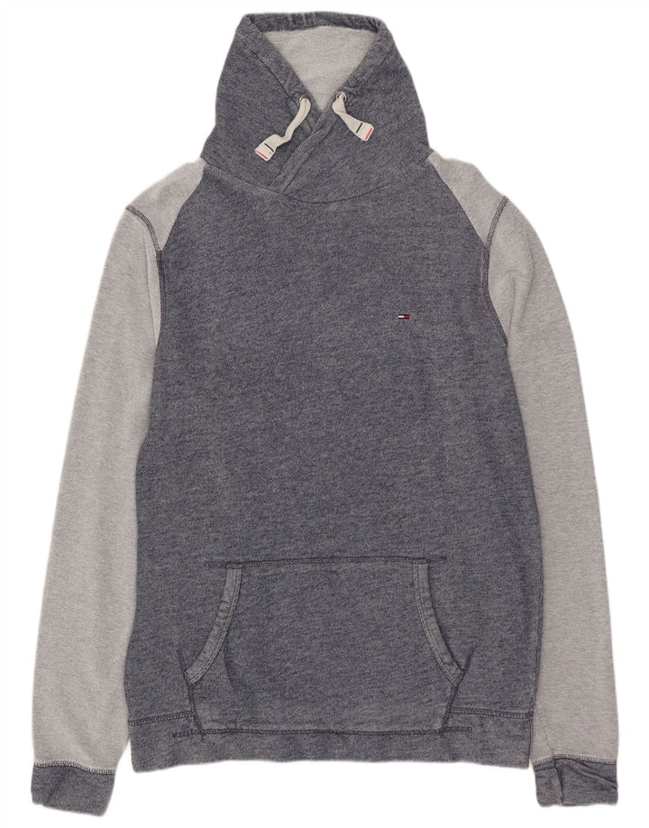 TOMMY HILFIGER Sweatshirt til mænd XL Marineblå Colourblock Bomuld