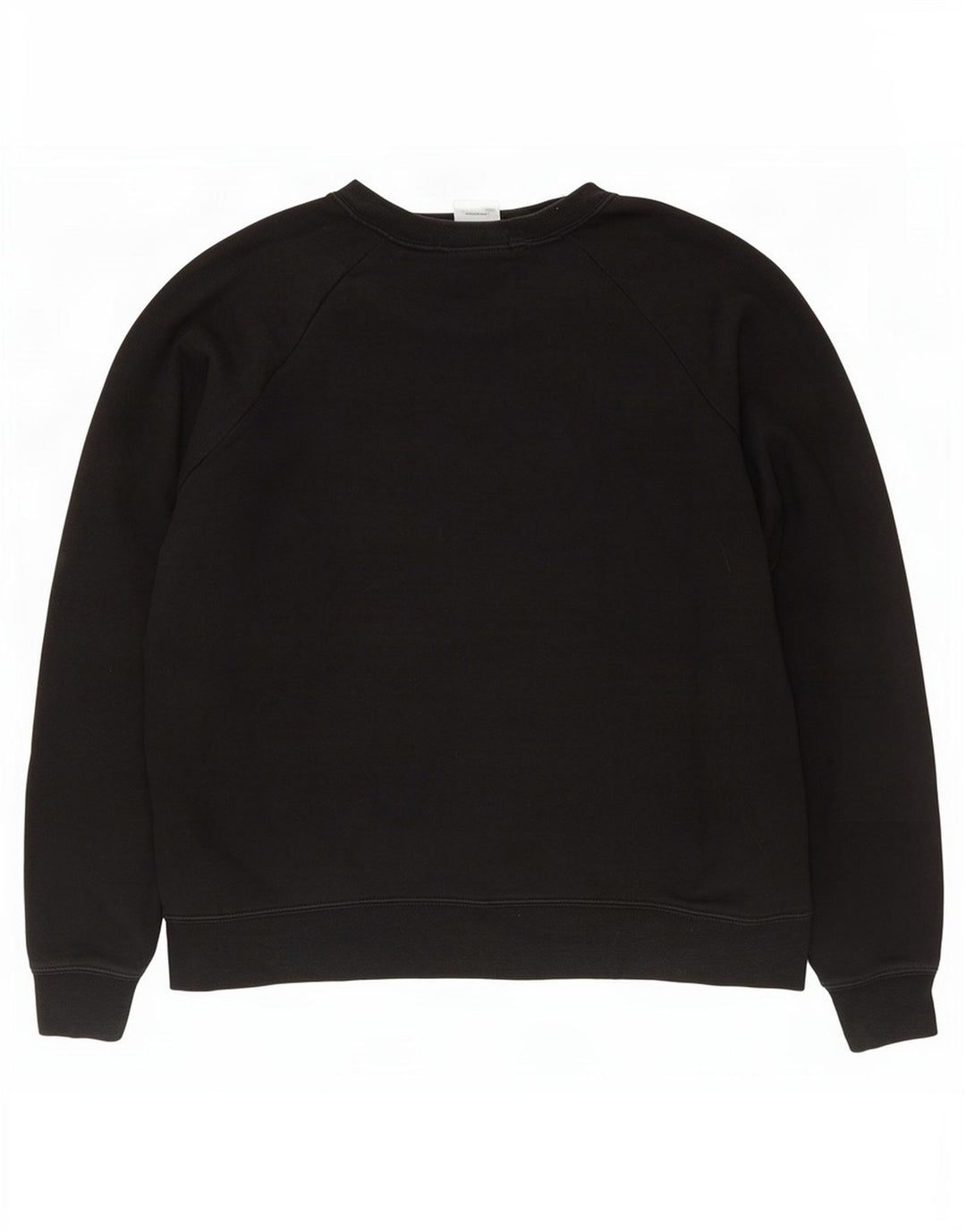 Nike Dame Sweatshirt Jumper UK 14 Medium Sort Bomuld
