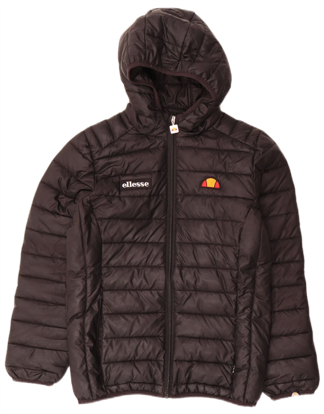 Ellesse Boys Polstret Hættejakke 12-13 År Sort Polyester
