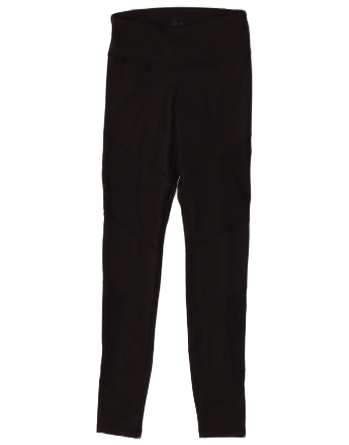 Reebok Womens Speedwick Leggings UK 6 XS Sort polyester