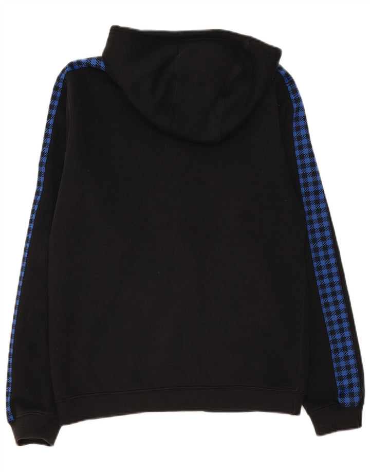 Nike hættetrøje med lynlås til mænd Small Black Colourblock Bomuld