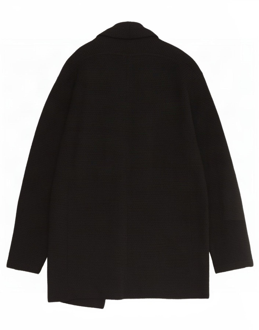 Zara Herre Longline Open Cardigan Sweater XL Sort