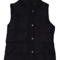 Crew Clothing Kvinders Polstret Vest UK 12 Medium Navy Blå Polyester