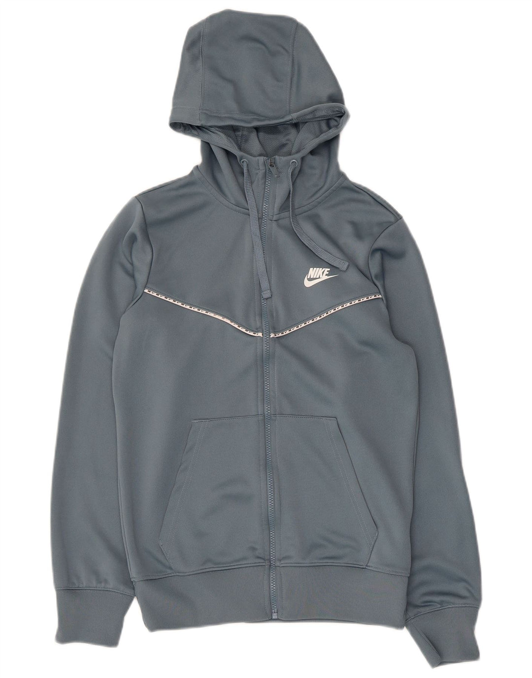 Nike hættetrøje med lynlås til mænd XS Grå polyester