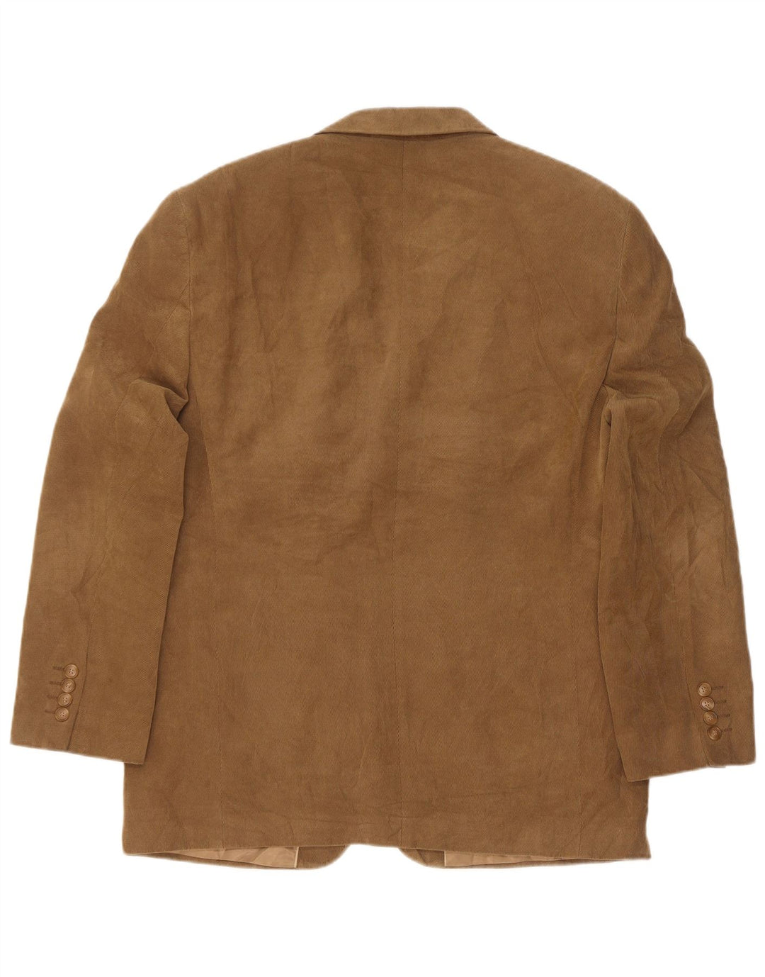 Marks & Spencer Herre 3-knaps Corduroy Blazer Jacket UK 40 Medium Beige
