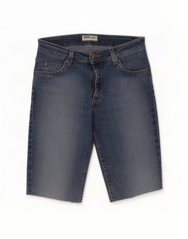 Lee Dame Cameron Denim Shorts W30 Medium Blue Bomuld