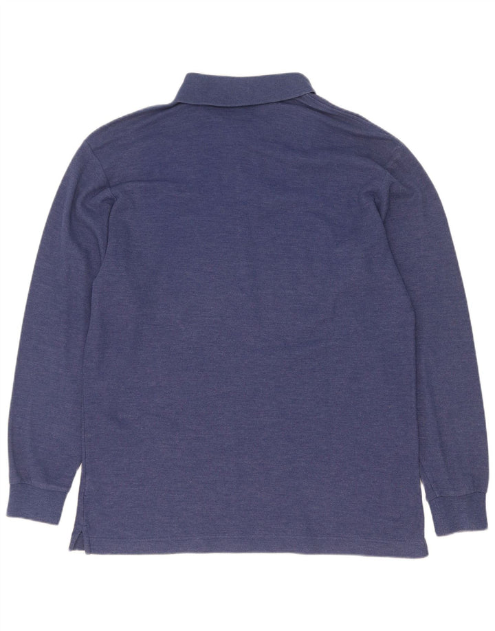 Fila Langærmet Polo Shirt til mænd IT 50 Medium Blue Bomuld