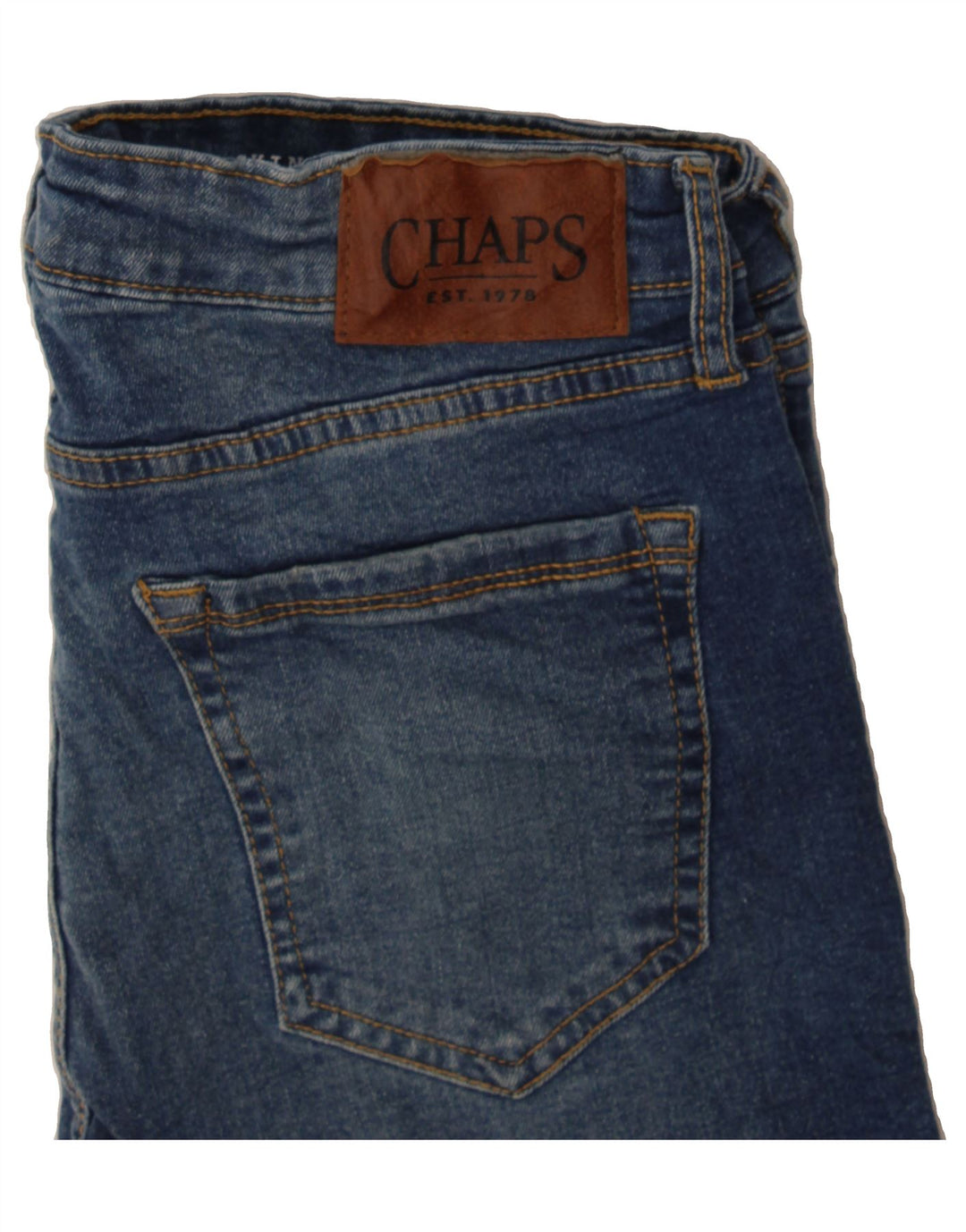 CHAPS Womens Skinny Jeans W30 L30 Blue Cotton Vintage Chaps and Second-Hand Chaps from Messina Hembry 