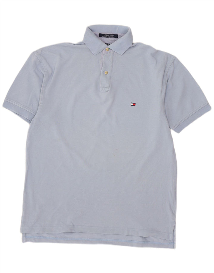 Tommy Hilfiger Herre Polo Shirt Lille Blå Bomuld