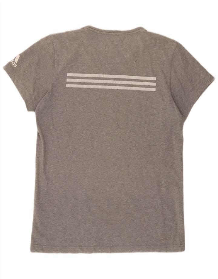 Adidas Grafisk T-shirt top mellem grå farveblok til mænd