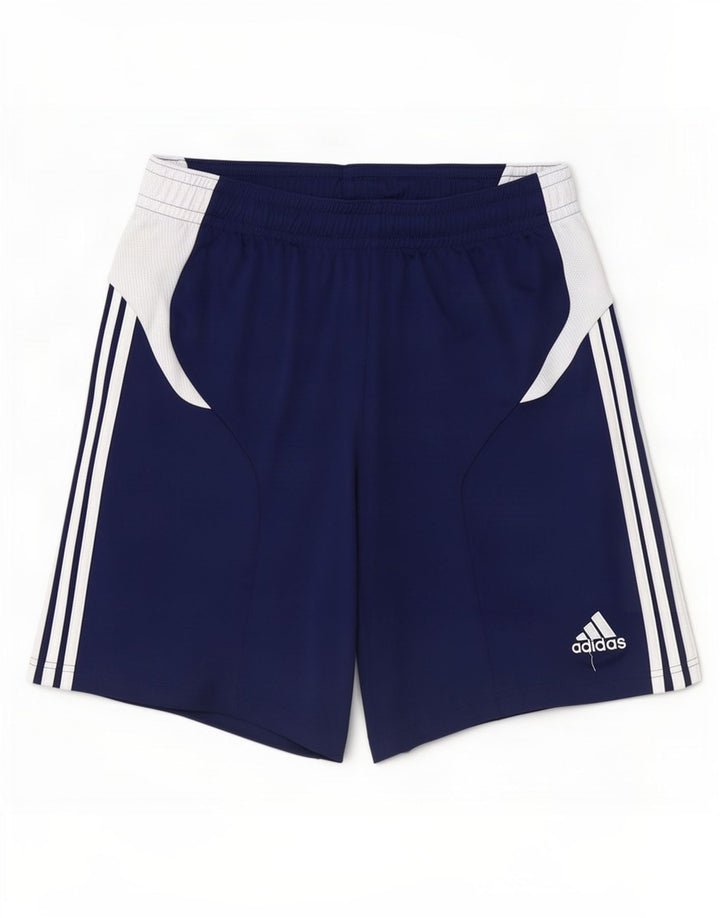 Adidas Herre Climacool Sport Shorts Large Navy Blue Colourblock Polyester