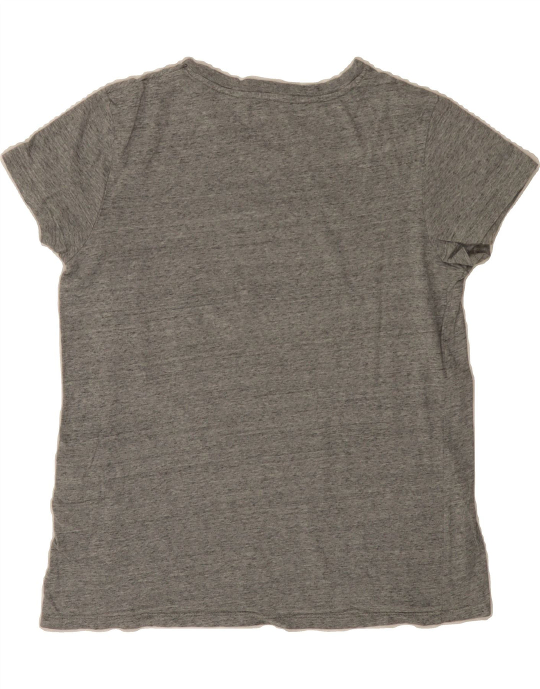 LEVI'S Womens Graphic T-Shirt Top UK 10 Small Grey Cotton Vintage Levi's and Second-Hand Levi's from Messina Hembry 