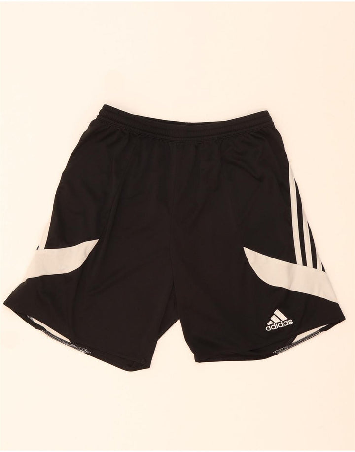 Adidas Herre Climalite Sportshorts Medium Sort Colourblock Polyester