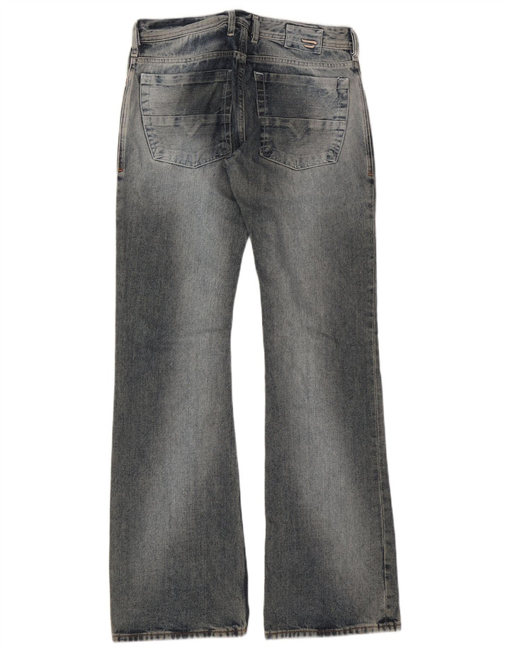 Diesel Dame Flared Jeans W30 L34 Blå Bomuld