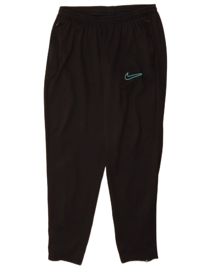 NIKE Dri Fit træningsdragtsbukser til kvinder UK 14 Stor sort polyester