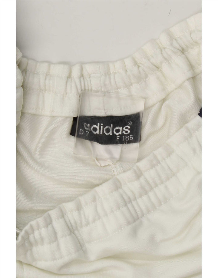 Adidas Graphic Tracksuit Bukser til mænd 2XL Hvid Colourblock