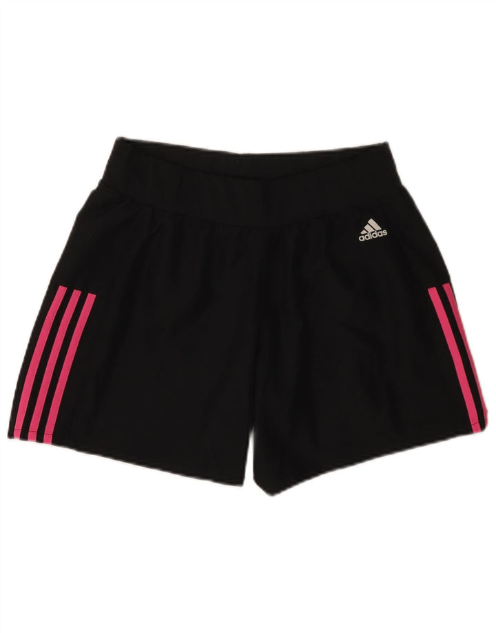 Adidas sportsshorts til kvinder UK 10 Small Black Polyester