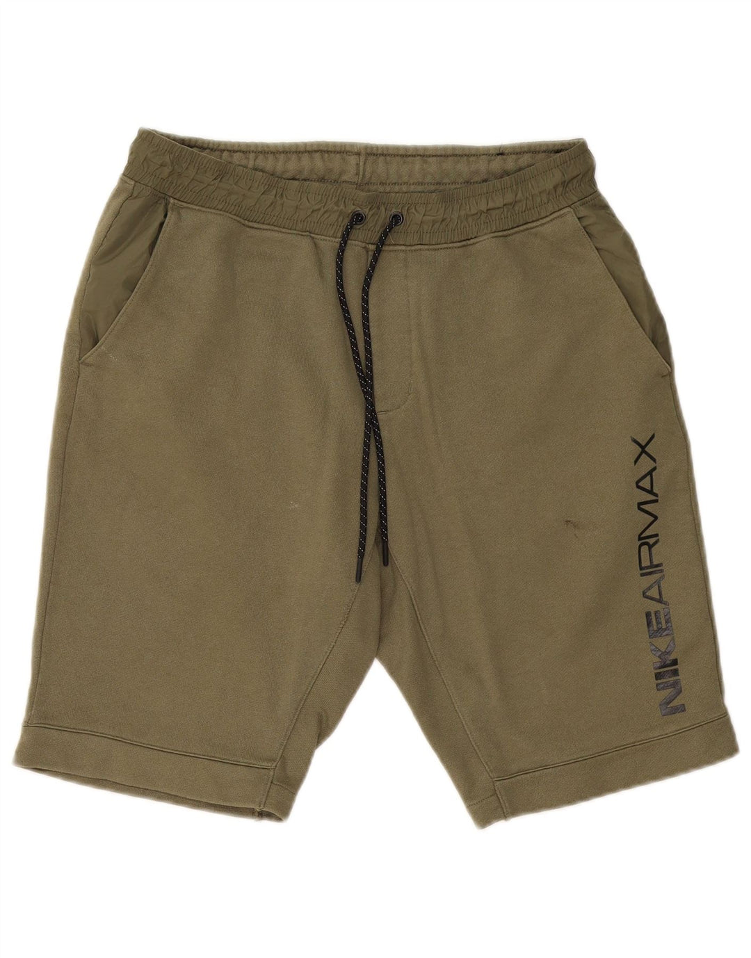 NIKE Grafiske sportsshorts til mænd, medium Khaki Bomuld