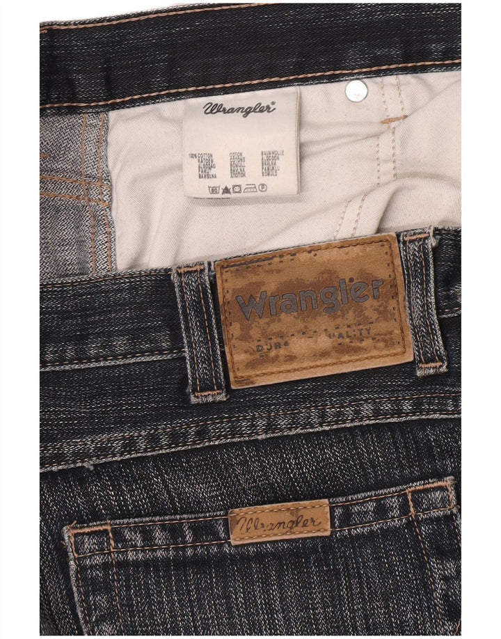 Wrangler Herre Bootcut Jeans W32 L34 Blå Bomuld