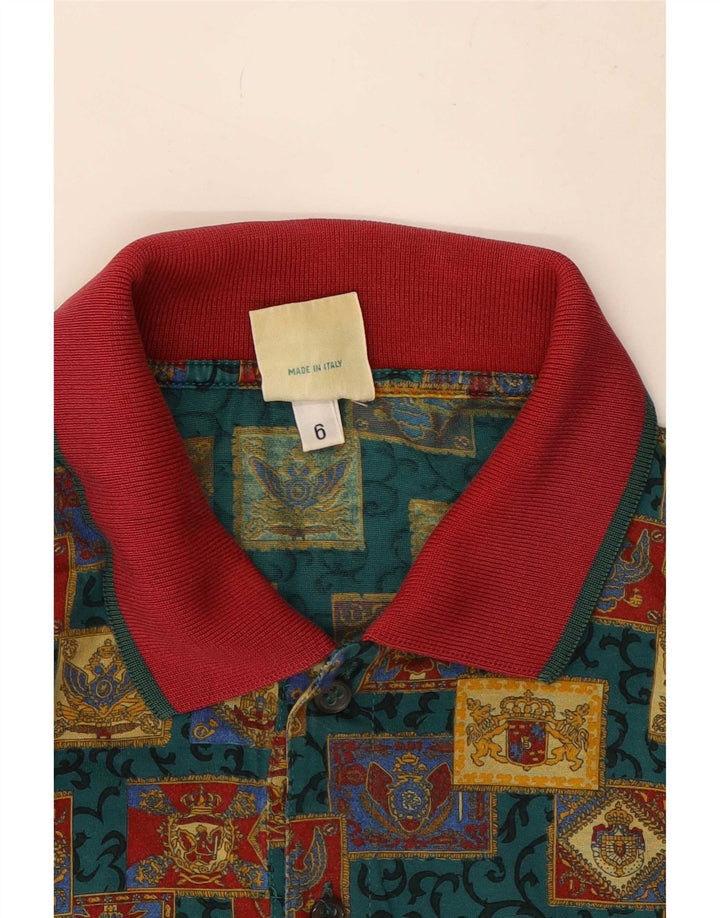 Mango Herre Polo Shirt Stor Flerfarvet Geometrisk