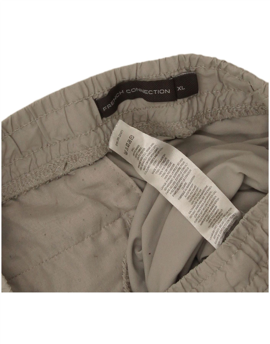 French Connection Herre Joggers Cargo Bukser XL W36 L28 Grå Polyamid