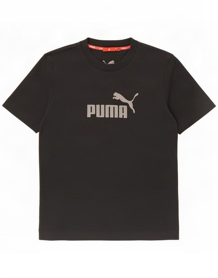 Puma Herre grafisk T-shirt Top Lille Sort