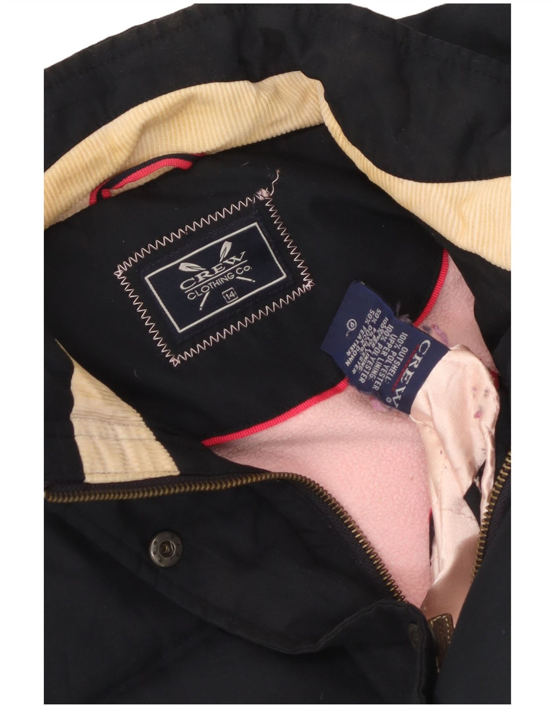 Besætningstøj Dame Polstret Gilet UK 14 Large Navy Blue Polyester