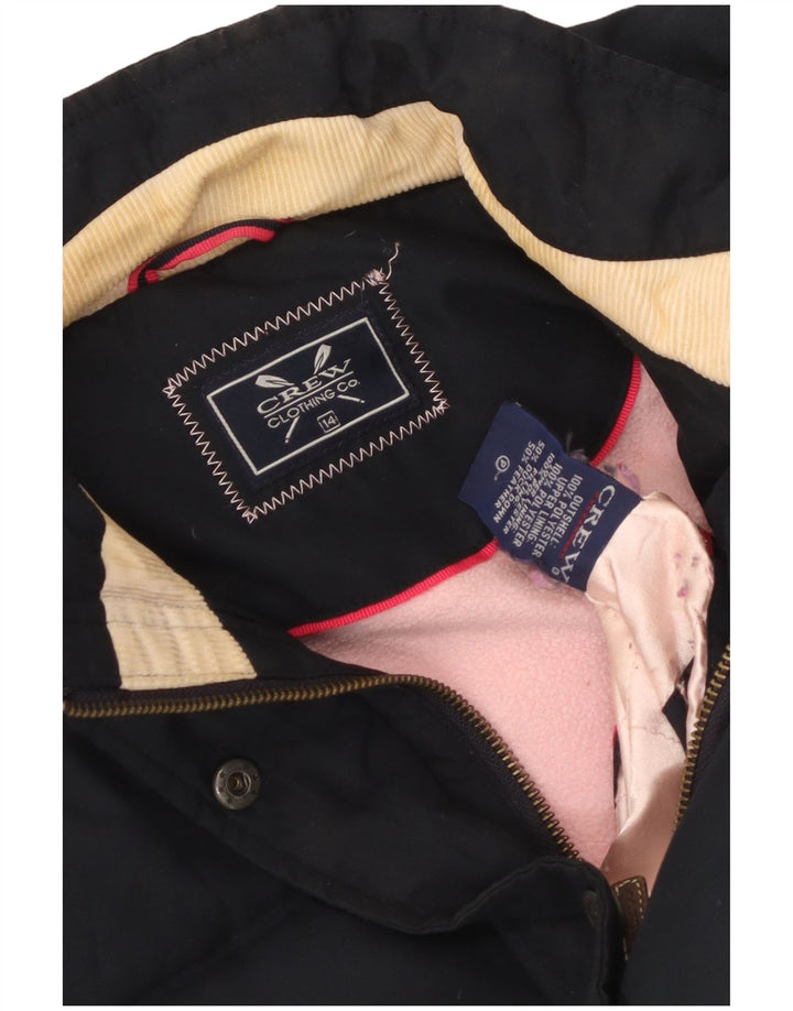Besætningstøj Dame Polstret Gilet UK 14 Large Navy Blue Polyester