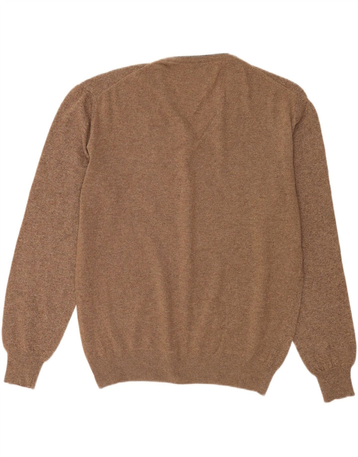 Marlboro Classics Herre V-hals sweater XL Beige Uld