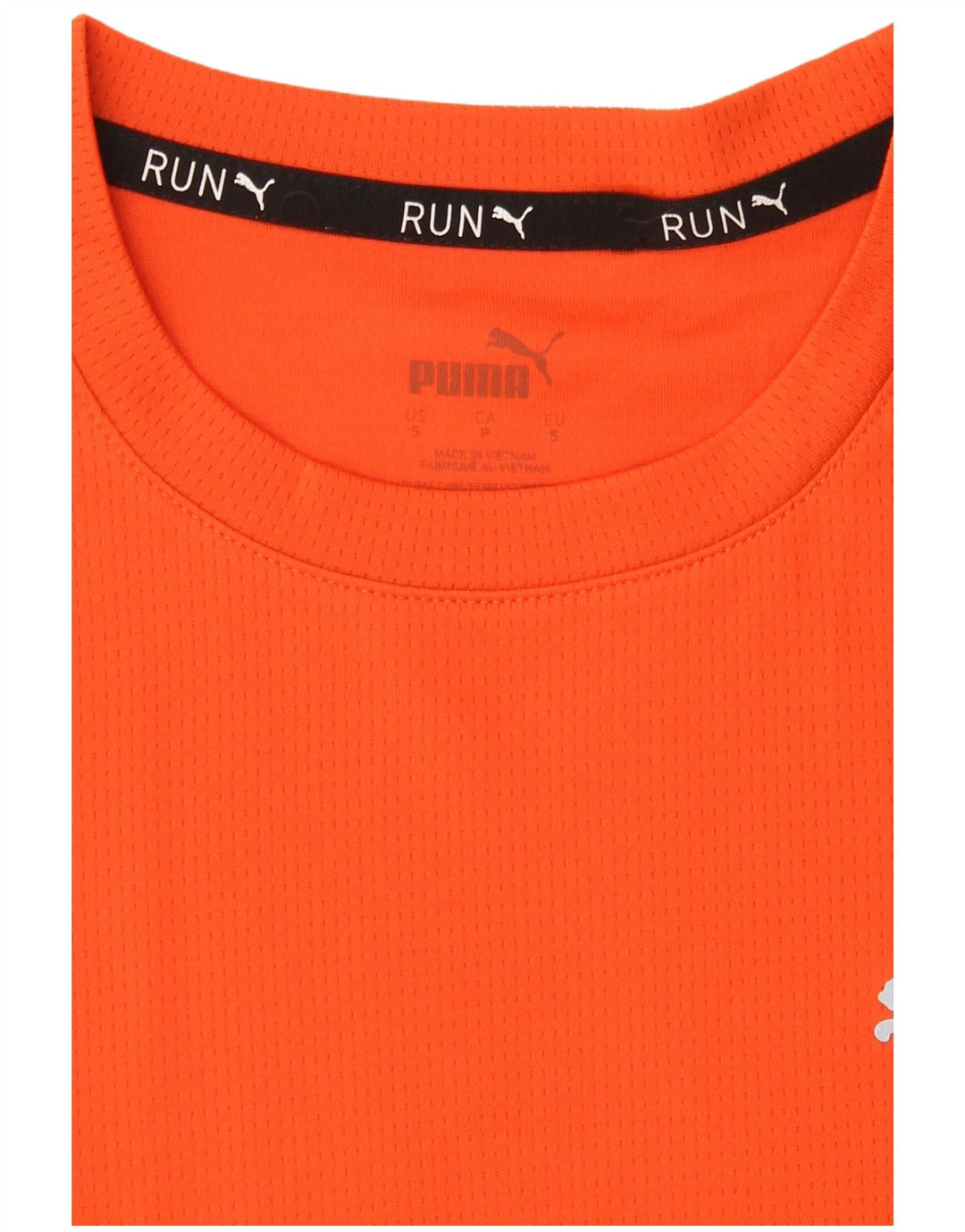 PUMA Mens T-Shirt Top Small Orange