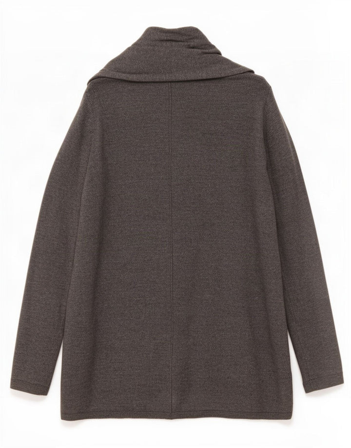 Zara Womens Open Cardigan Sweater UK 10 Small Grey