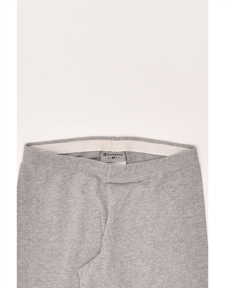 CHAMPION Womens Capri Leggings UK 10 Small Grey Cotton | Vintage Champion | Thrift | Second-Hand Champion | Used Clothing | Messina Hembry 