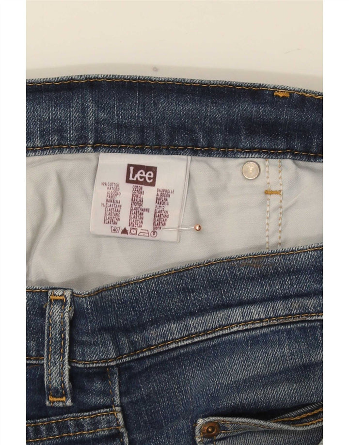 Lee Mens Brooklyn Straight Jeans W36 L28 Blå Bomuld