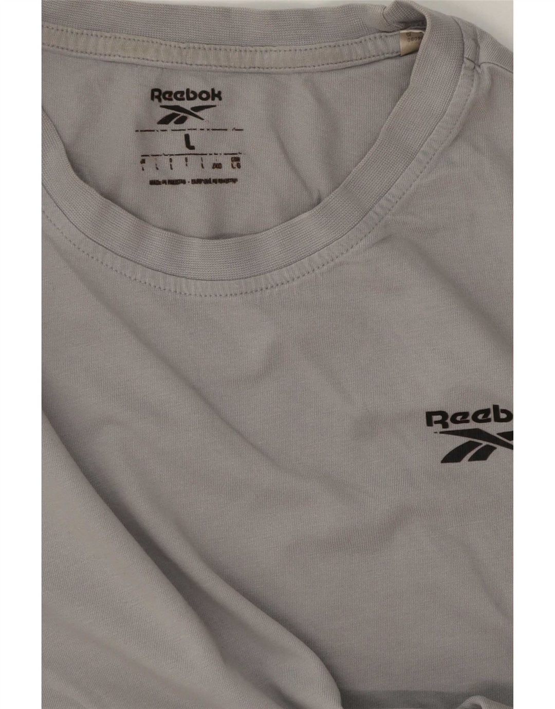 Reebok Herre T-Shirt Top Stor Grå