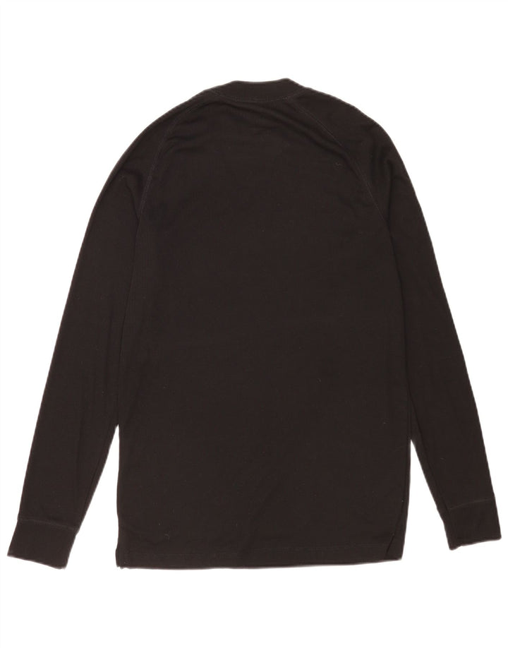 Mountain Warehouse Herre Top Langærmet Lille Sort Polyester
