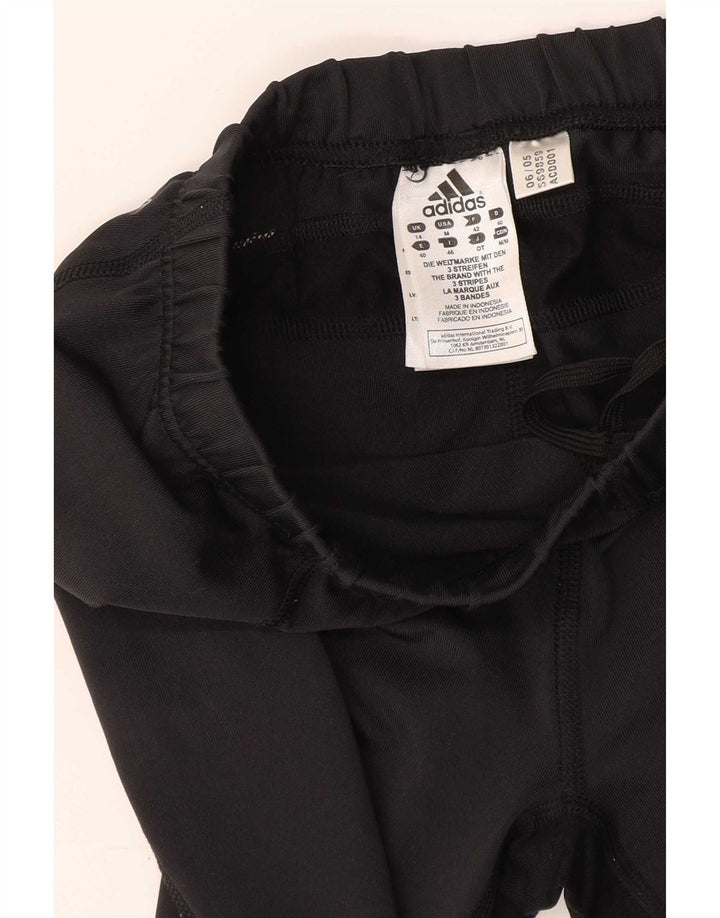 Adidas Dame Climacool Træningsdragt Bukser UK 14 Medium Sort Polyester