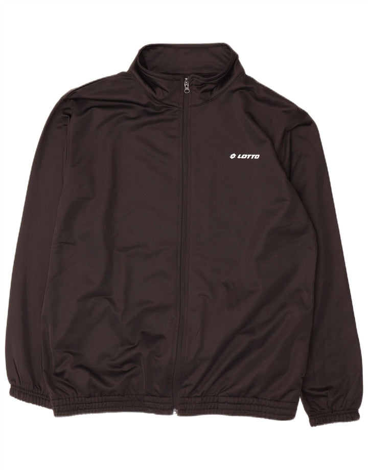 Lotto Herre træningsdragt Topjakke 2XL Sort Polyester