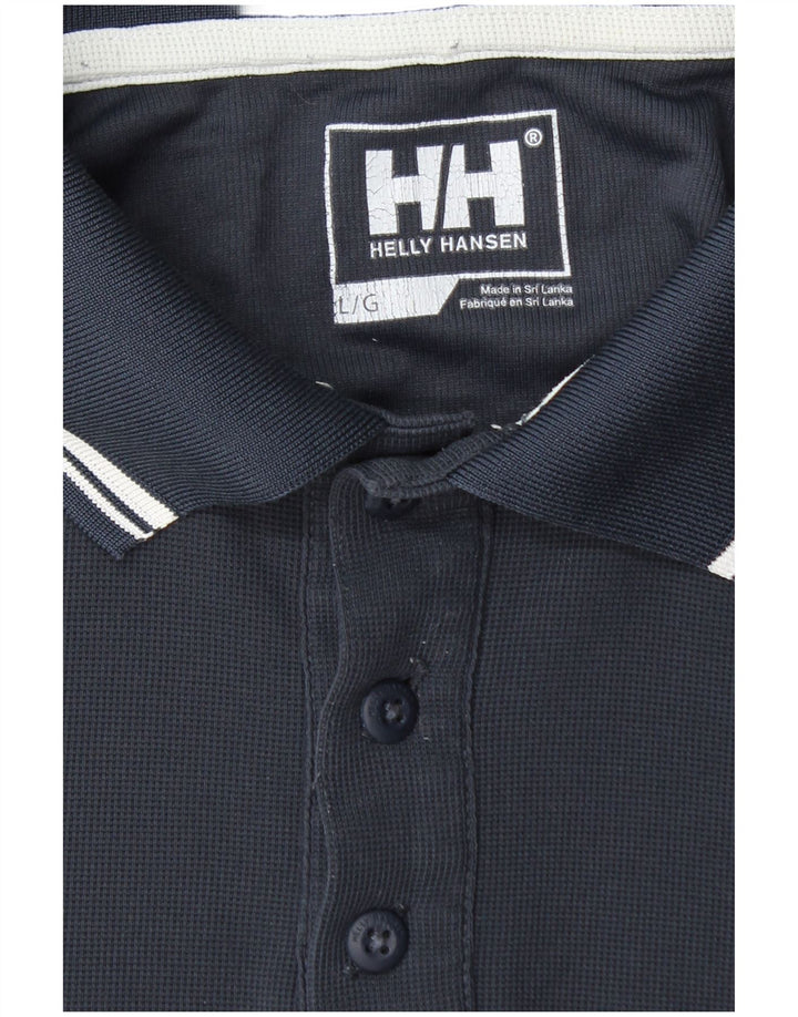HELLY HANSEN Poloskjorte til mænd Stor marineblå stribet