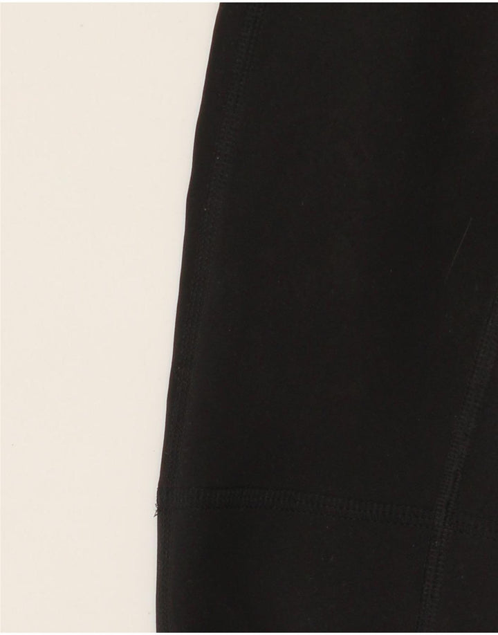 Adidas Womens Leggings UK 8/10 Small Black Polyester