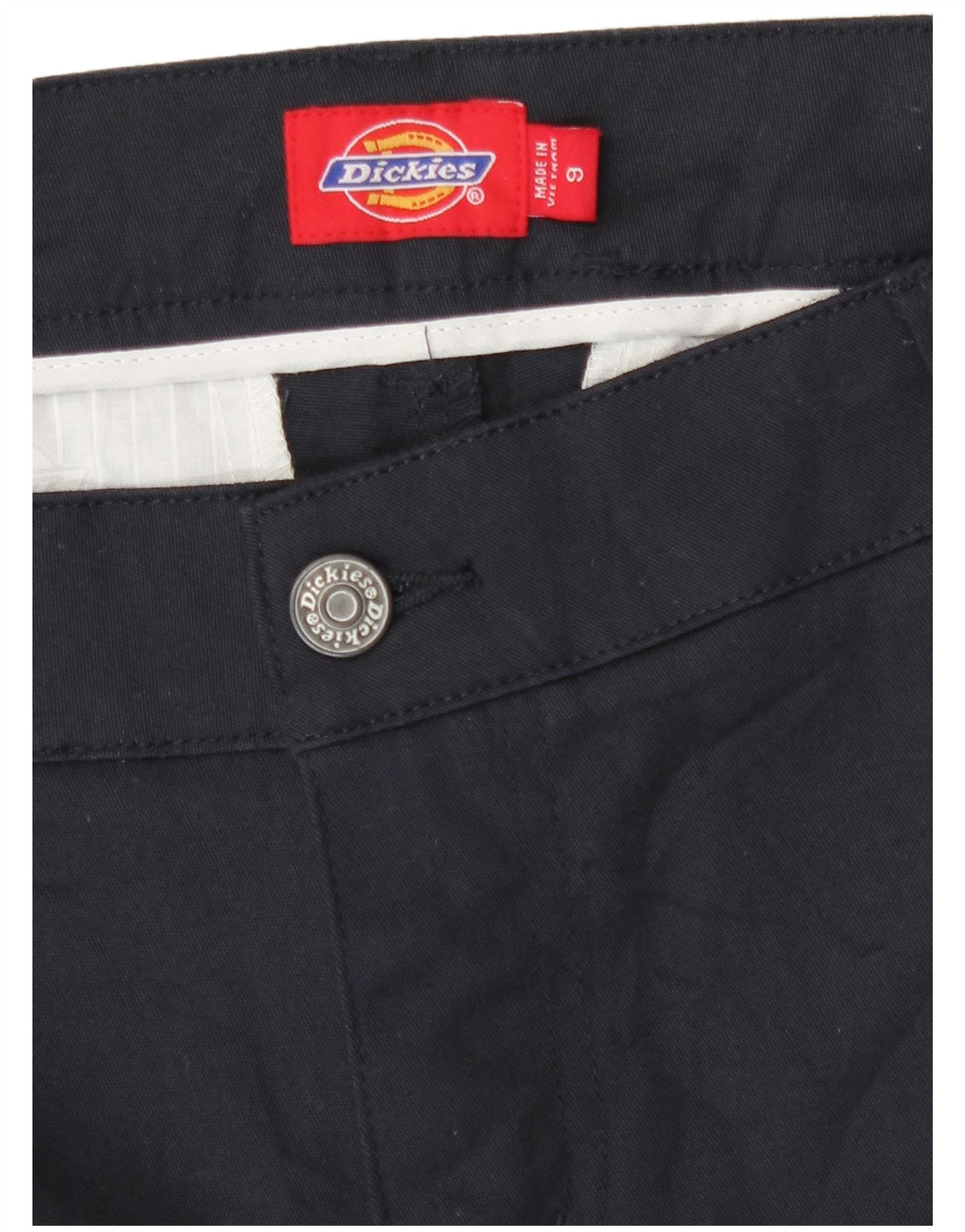 Dickies Dame Bootcut Casual Bukser US 9 Medium W32 L33 Navy Blue