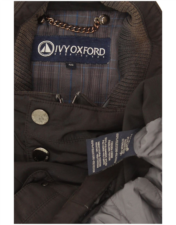 Ivy Oxford Herre Utility Jacket IT 48 Medium Sort Polyester