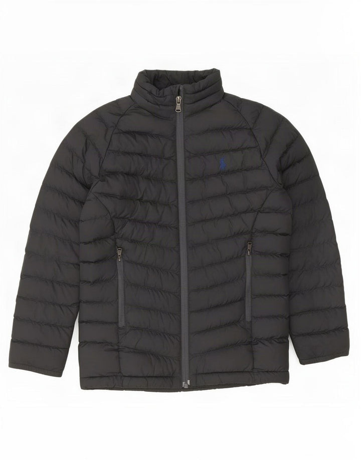 Polo Ralph Lauren drenge polstret jakke 6-7 år grå polyester