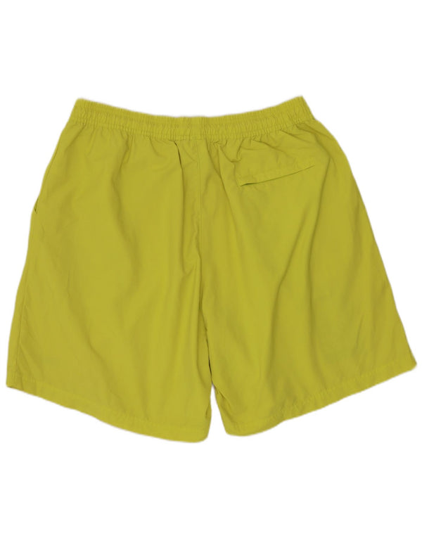 ADIDAS Grafiske badeshorts til mænd store gule nylon